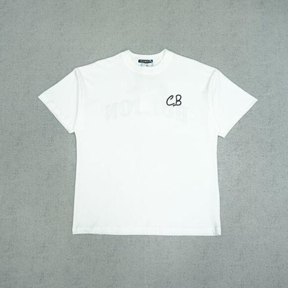 Cole Buxton White Lettering T Shirt